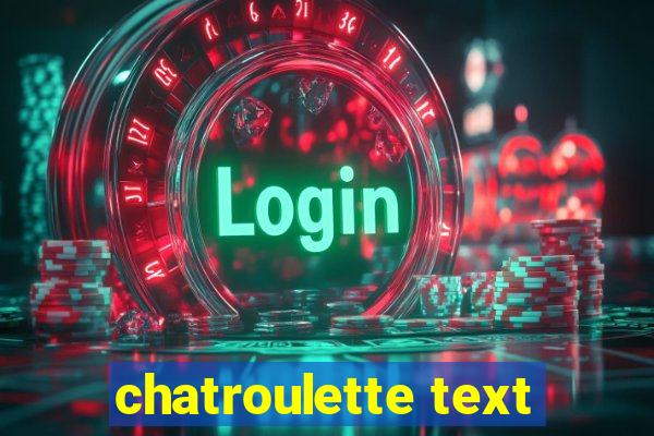 chatroulette text