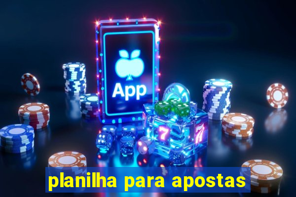 planilha para apostas