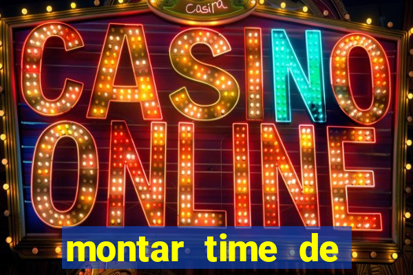 montar time de futebol site