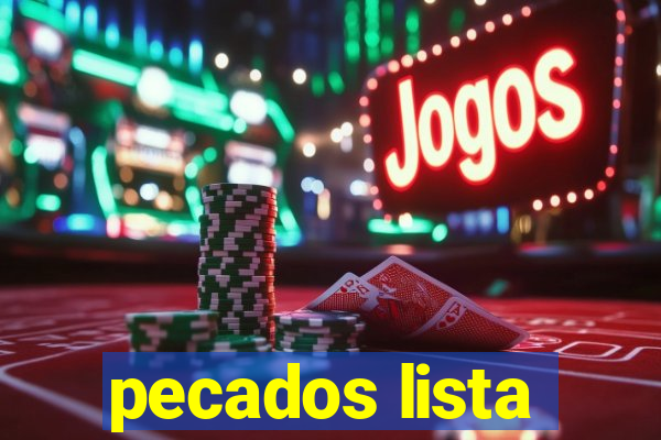 pecados lista