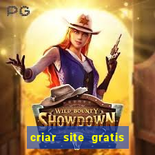 criar site gratis de jogos