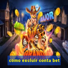 como excluir conta bet