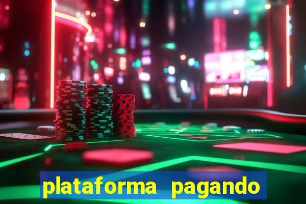 plataforma pagando no cadastro