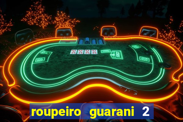 roupeiro guarani 2 portas de correr com espelho