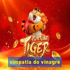 simpatia do vinagre