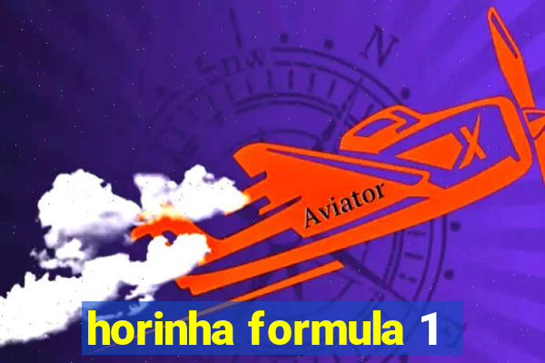 horinha formula 1