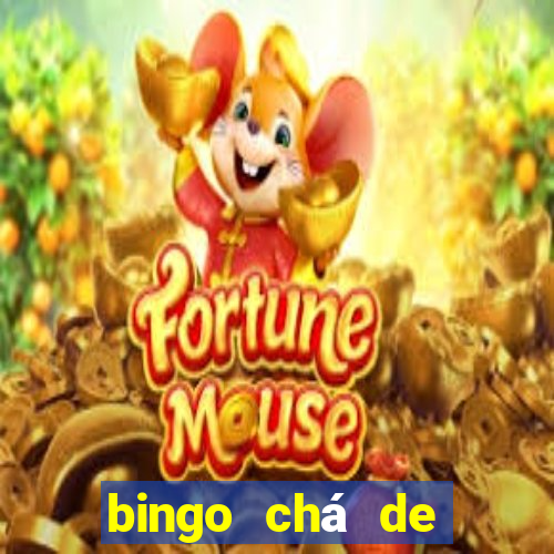 bingo chá de bebê excel