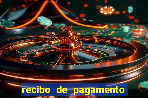 recibo de pagamento em word