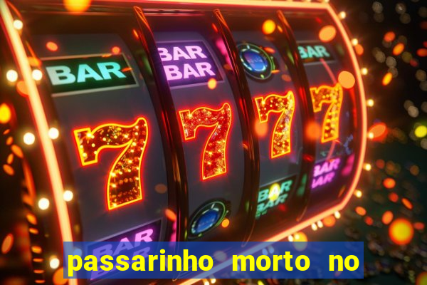 passarinho morto no quintal significado espiritual