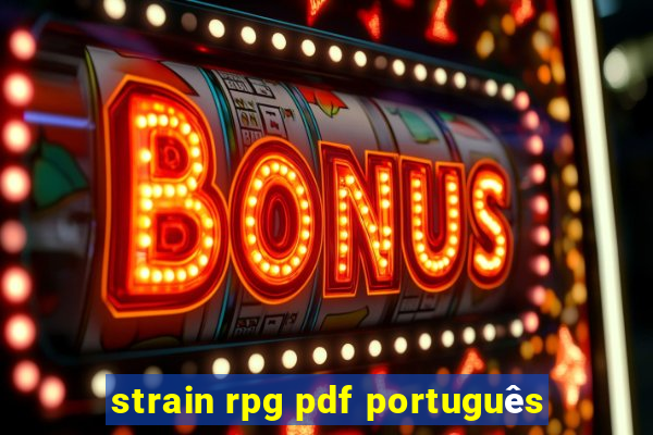 strain rpg pdf português