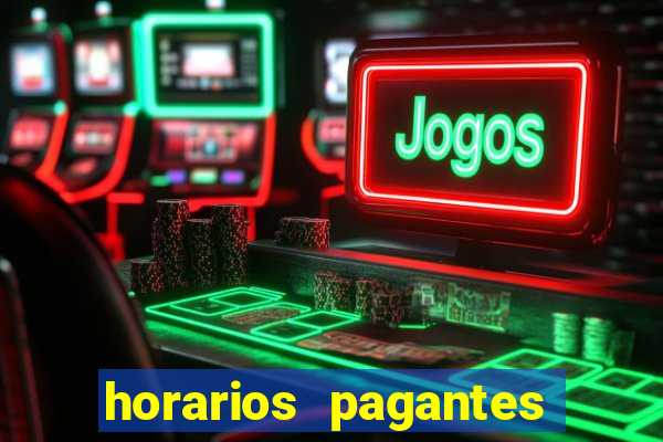 horarios pagantes do coelho