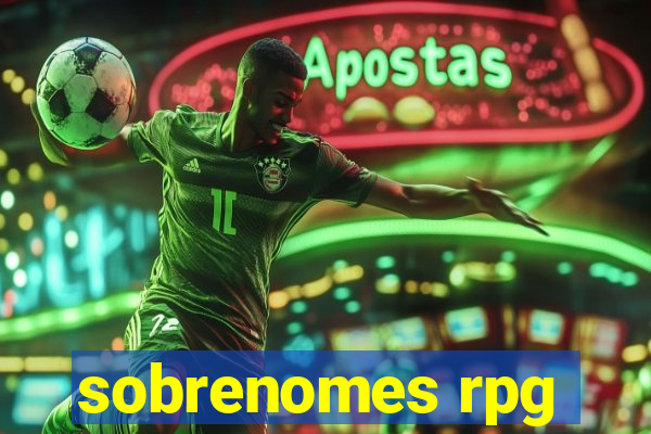 sobrenomes rpg