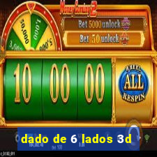 dado de 6 lados 3d