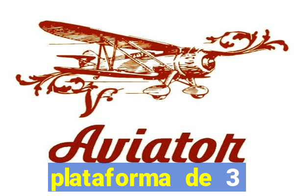 plataforma de 3 reais jogo
