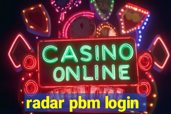 radar pbm login