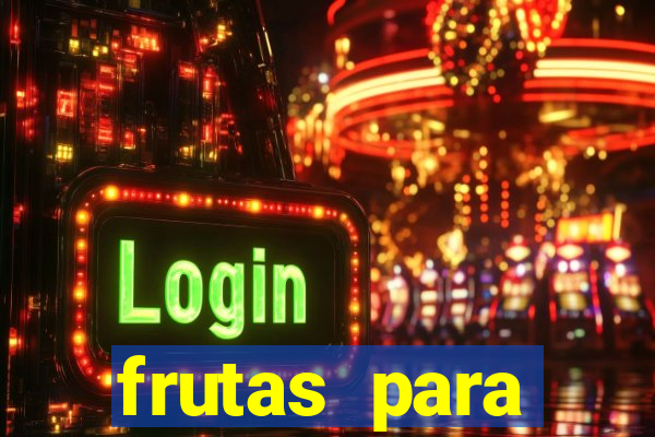 frutas para imprimir e recortar