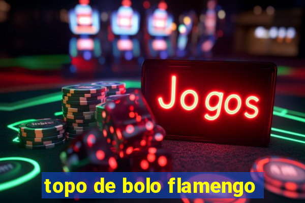 topo de bolo flamengo