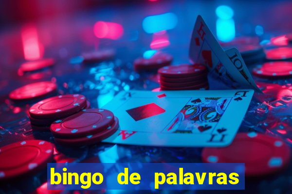 bingo de palavras cha de bebe