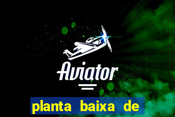 planta baixa de campo de futebol society